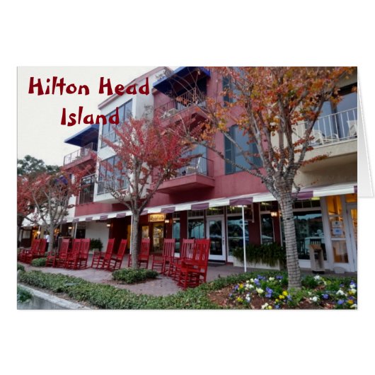 Winkels op het Zee van Harbour, Pines Hilton Head  (Voorkant Horizontaal)