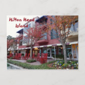 Winkels op het Zee van Harbour, Pines Hilton Head  Briefkaart (Voorkant)