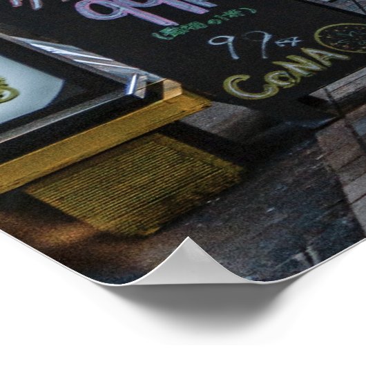 Winkelstraat in het Poster Tokio (2L) (Hoek)