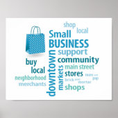 Winkeltas voor kleine bedrijven poster (Voorkant)