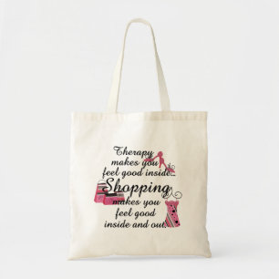 Winkeltherapie Roze Mode Tote Bag