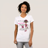 Winkeltherapie voor dames met T-shirt vernietigd (Voorkant volledig)