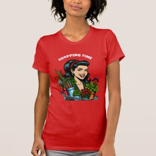 Winkeltijd   Grappige Retro Plant-liefhebbers T-shirt