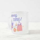 Winkeltijd Matglas Koffiemok (Voorkant links)