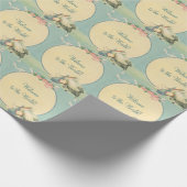  winkeltje babyjongen, welkom op de wereld cadeaupapier (Hoek)