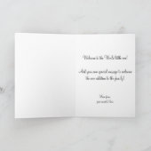 winkeltje babyjongen, welkom op de wereld kaart (Binnen)