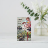  winkeltje en kind visitekaartje (Staand voorkant)