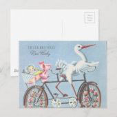  winkeltje op bijrol voor jou en je Baby Briefkaart (Voorkant / Achterkant)