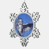Winkeluil Tin Sneeuwvlok Ornament (Rechts)
