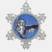 Winkeluil Tin Sneeuwvlok Ornament (Voorkant)