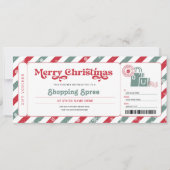 Winkeluitspatting Kerstcadeaubon Kaart (Voorkant)