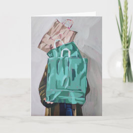 Winkeluitstapje Lege Vouwkaart Kaart