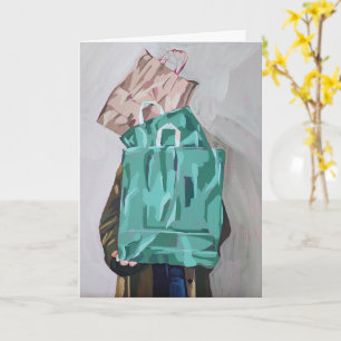 Winkeluitstapje Lege Vouwkaart Kaart