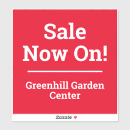 Winkeluitverkoop Sticker