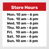 Winkeluren Venster Klonen gebarentbegroting vriend Raamsticker (Vel)