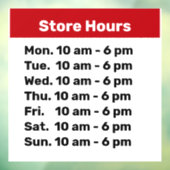 Winkeluren Venster Klonen gebarentbegroting vriend Raamsticker (Vel 3)