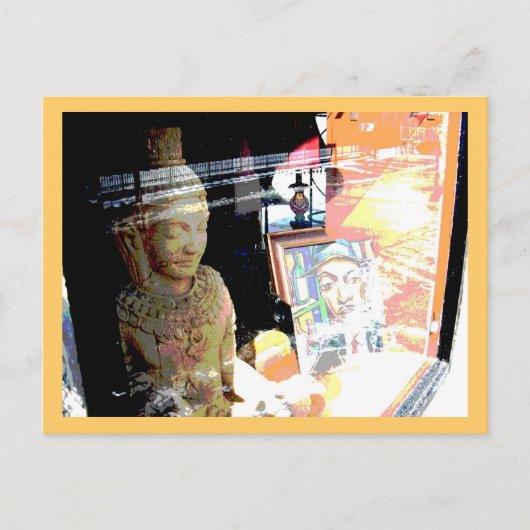 Winkelvenster Briefkaart (Voorkant)