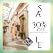 Winkelverkoop QR Code Business Retail Elegante fot Raamsticker (Vel 3)