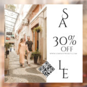 Winkelverkoop QR Code Business Retail Elegante fot Raamsticker (Vel 2)
