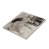 Winkelvoorraad Baby Vintage Tegeltje (Zijkant)