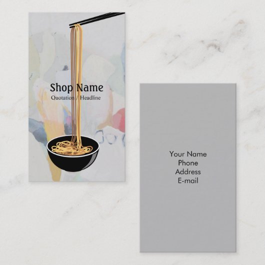 Winkelvoorraad Visitekaartje (Voorkant / Achterkant)