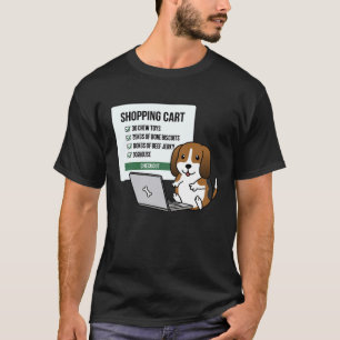 Winkelwagen Basset Hound Dog T-shirt