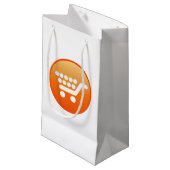 Winkelwagen & Boodschappentas Cadeautas (Voorkant Gekanteld)