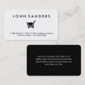 Winkelwagen / E-commerce Visitekaartje (Voorkant / Achterkant)