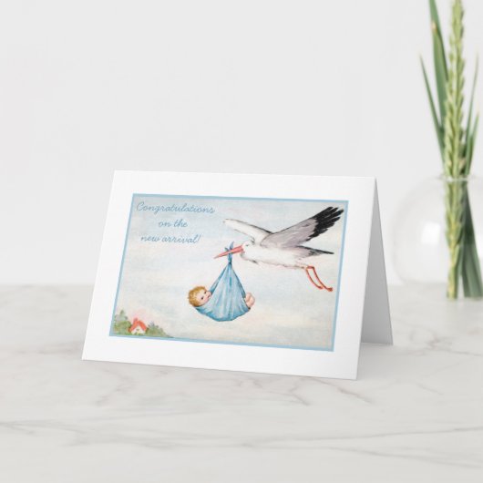  winkelwagen - Gefeliciteerd Kaart (Voorkant)