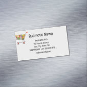 Winkelwagen - Personal Shopper Service Magnetisch Visitekaartje (Voorbeeld)