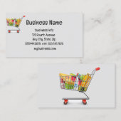 Winkelwagen - Personal Shopper Service Visitekaartje (Voorkant / Achterkant)