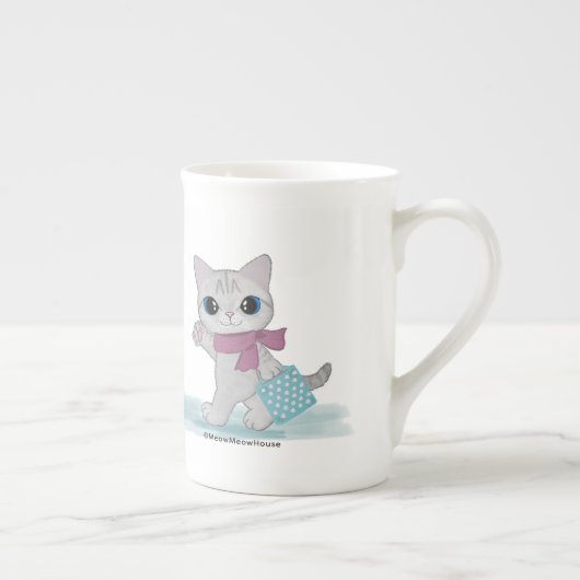 Winkelwagen Porselein Kop (Rechts)