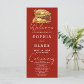 Winkelwagen van Pompoenen Herfst Cherry Red Weddin (Staand voorkant)