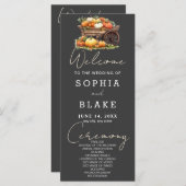 Winkelwagen van Pumpkins Herfst Shadow Grey Weddin (Voorkant / Achterkant)