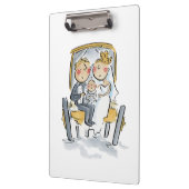 Winkelwagen voor het paard klembord (Links)