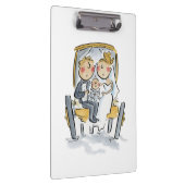 Winkelwagen voor het paard klembord (Rechts)