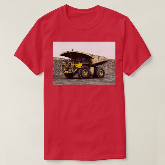 Winkelwagen voor mijnbouw t-shirt (Design voorkant)