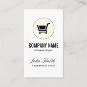 Winkelwagentje/e-handel Visitekaartje (Voorkant)