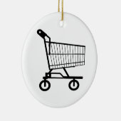 Winkelwagentje Keramisch Ornament (Rechts)