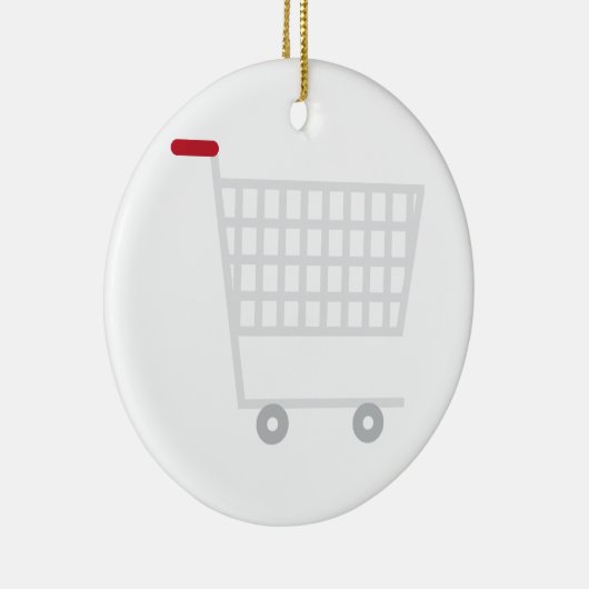 Winkelwagentje Keramisch Ornament (Rechts)