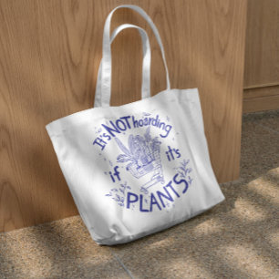 Winkelwagentje met Planten Tote Bag