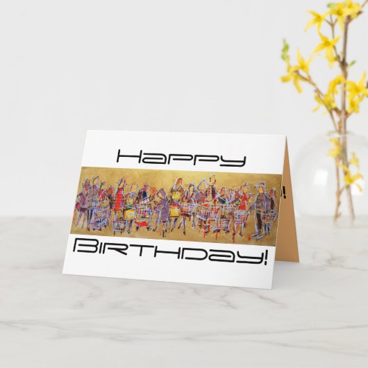 Winkelwagentje Tango Kaart (Gele Bloem)