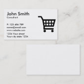 Winkelwagentje Visitekaartje (Voorkant / Achterkant)