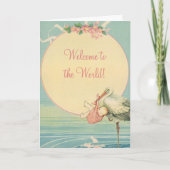  winkelwagentje voor baby's, Welkom bij de wereld Kaart (Voorkant)