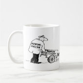 Winkelwagentje voor het schoonmaken van ramen, gla koffiemok (Links)