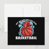 winkelwagentjes voor Basketball Gift Briefkaart (Voorkant / Achterkant)
