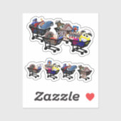 Winkelwagentjes voor plakboek sticker (Vel)