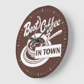 Winkelwand: beste koffie in stad grote klok (Hoek)