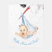 Winkelwand voor Baby ventilator Cartoon Fleece Deken (Voorkant)
