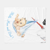 Winkelwand voor Baby ventilator Cartoon Fleece Deken (Voorkant (Horizontaal))